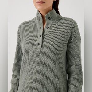 Women’s Pact Luxe Knit Henley Sweater Large